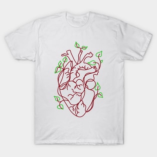 Heart with petals T-Shirt